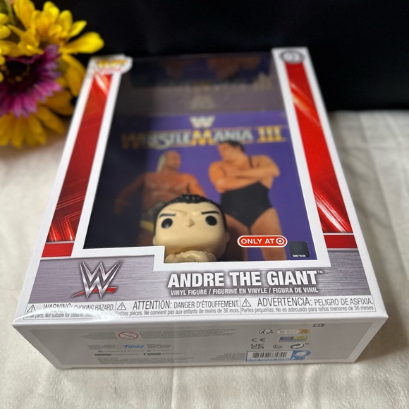 New Funko Pop! Slam Cover w/Case WWE Andre the Giant WrestleMania III Exclusive - Picture 5 of 10